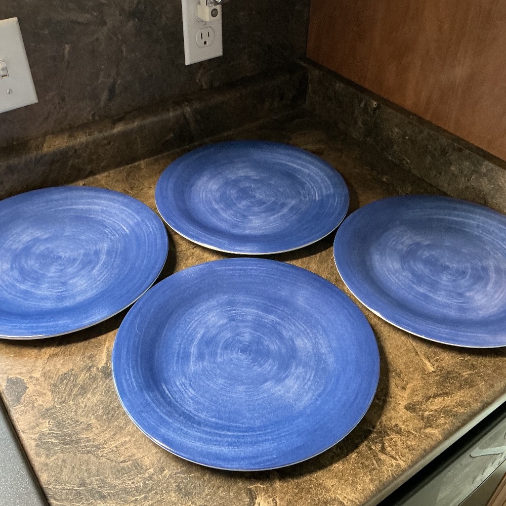 Set of Longaberger Malamine Sunny Day Dinner Plates